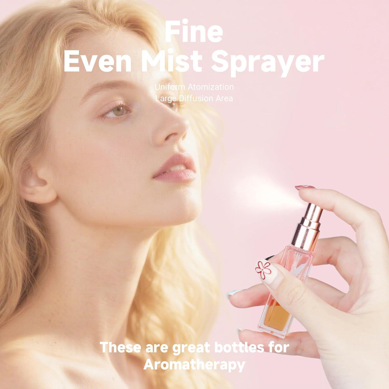 Set de 5 Botellas de Perfume ZIZEMOJA 10ml Rosa Claro