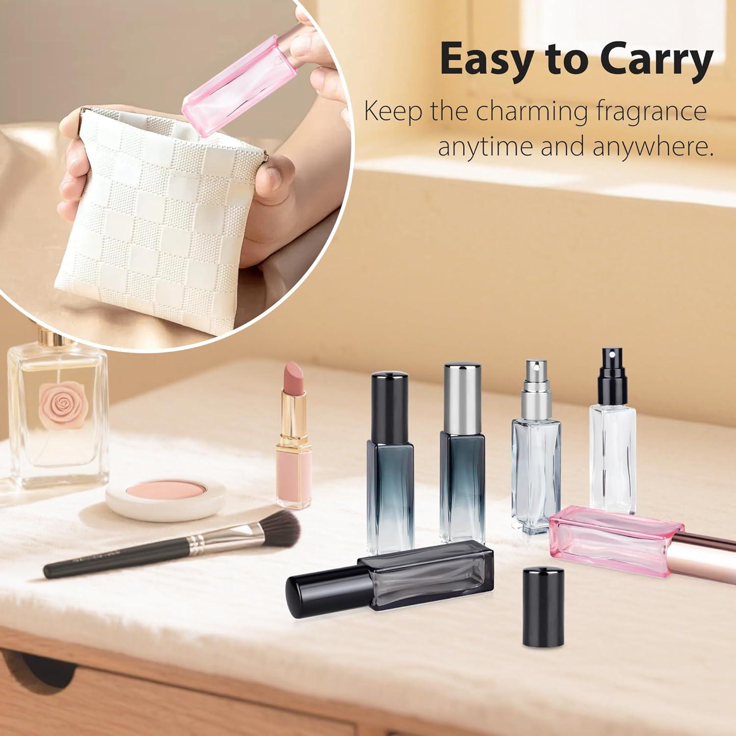 Set de 5 Botellas de Perfume ZIZEMOJA 10ml Rosa Claro