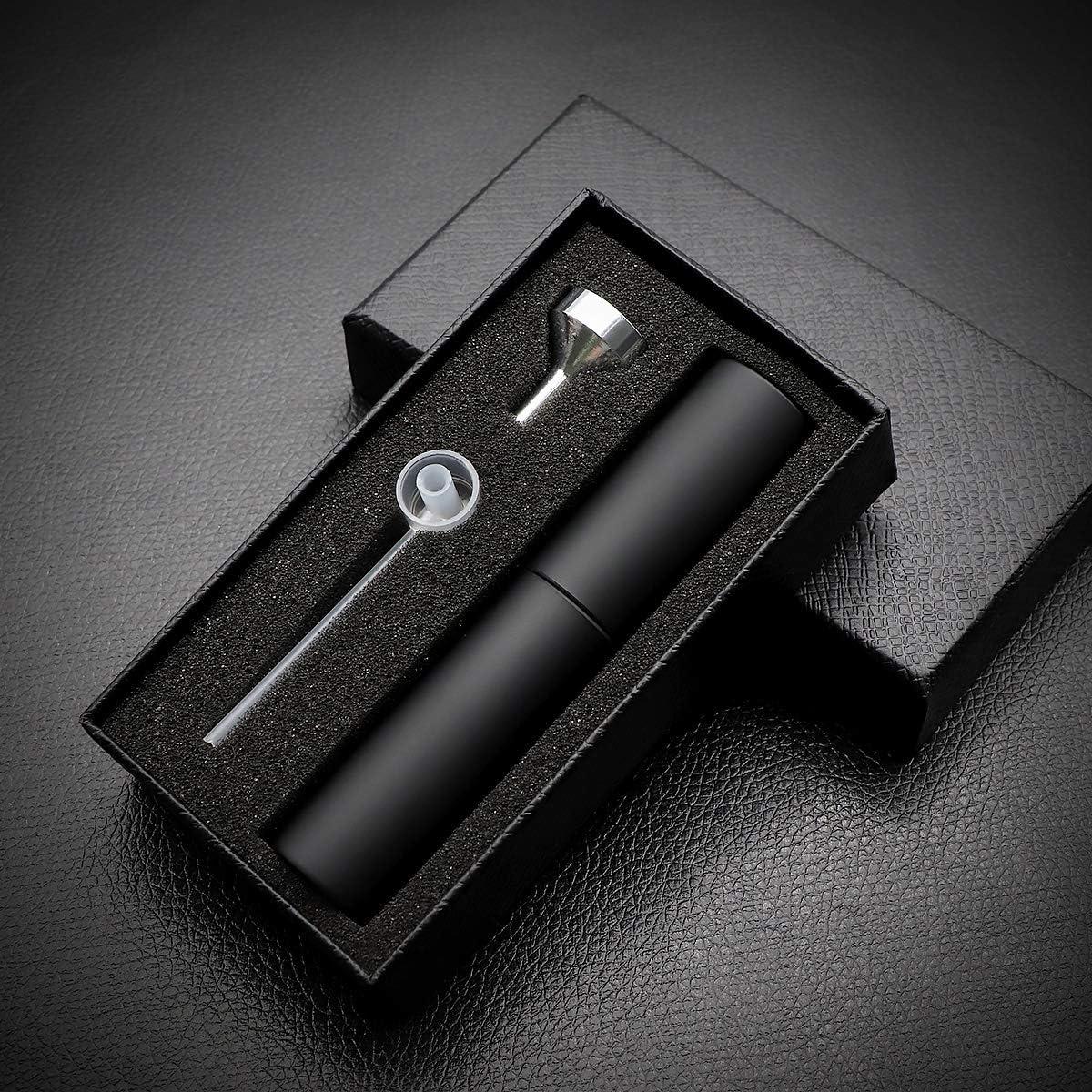 Atomizador de Perfume Recargable Aufew 10ml Negro a Prueba de Fugas