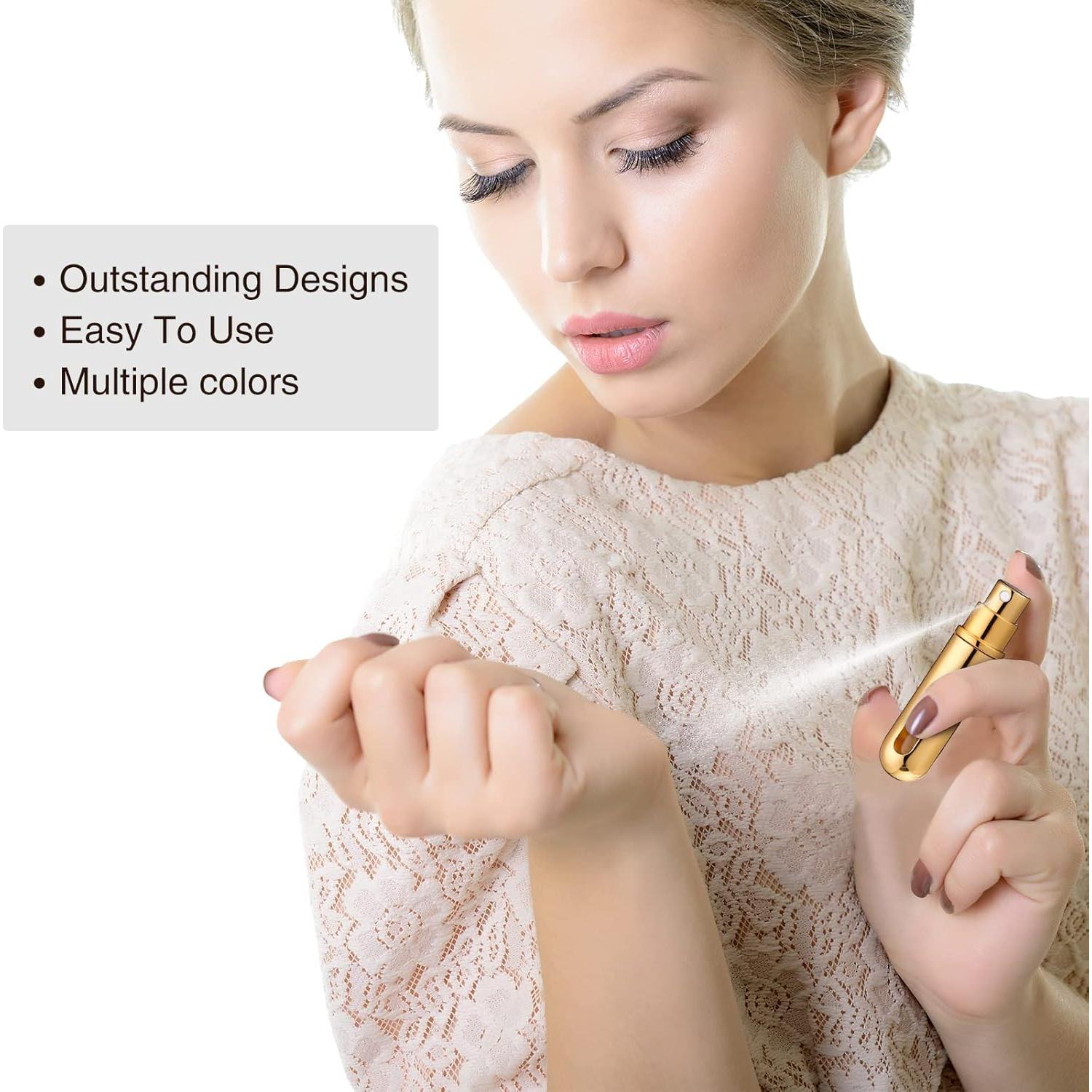 Remerry 30 Pcs Mini Botellas de Spray Rellenables 5ml Viaje