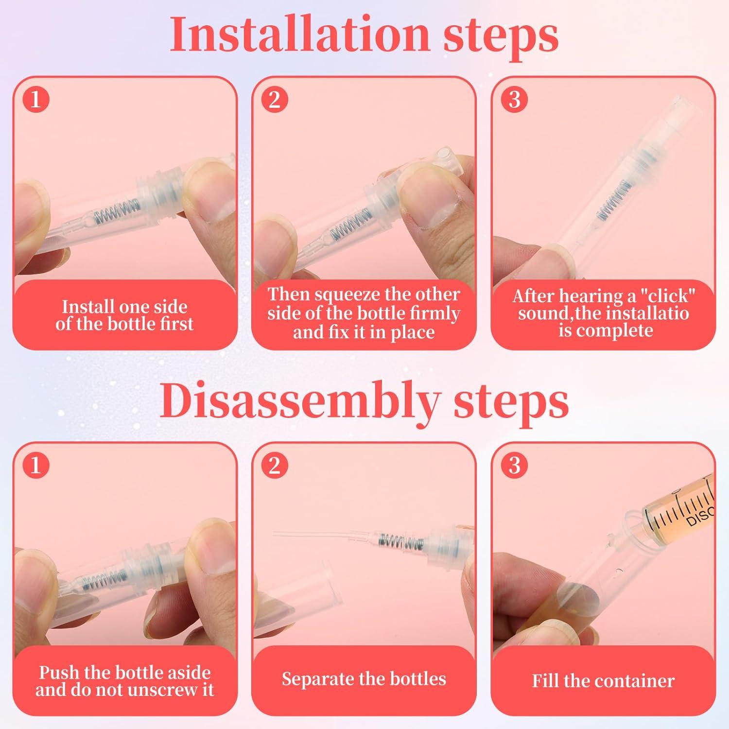 Kit de 22 Piezas Botellas Spray 3ml Notoke con Accesorios