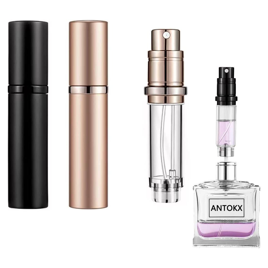 Atomizador de Perfume Rellenable ANTOKX 5ml A Prueba de Fugas
