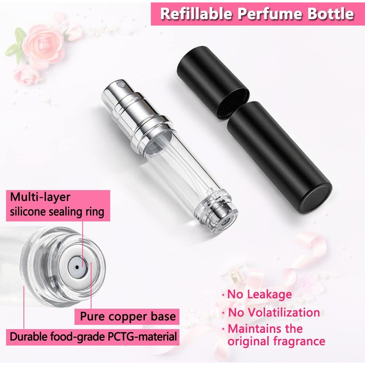 Atomizador de Perfume Rellenable ANTOKX 5ml A Prueba de Fugas