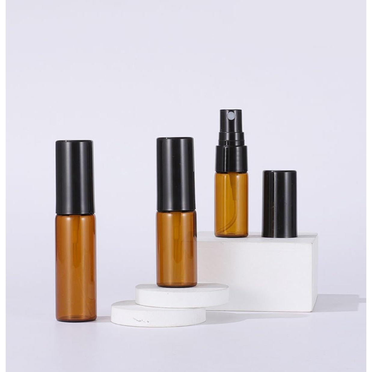 Botellas de vidrio mini 2ML ZbFwmx - Paquete de 10 con gotero