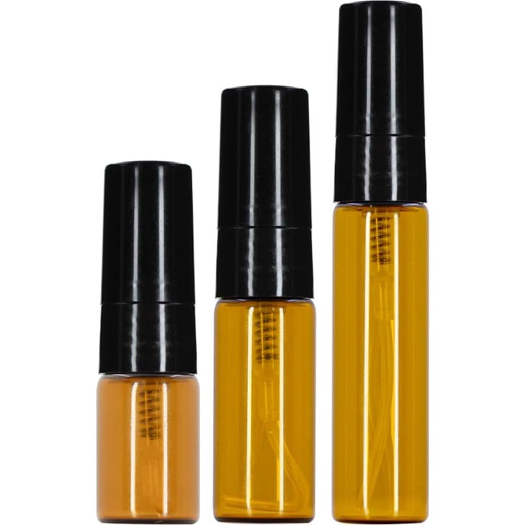 Botellas de vidrio mini 2ML ZbFwmx - Paquete de 10 con gotero