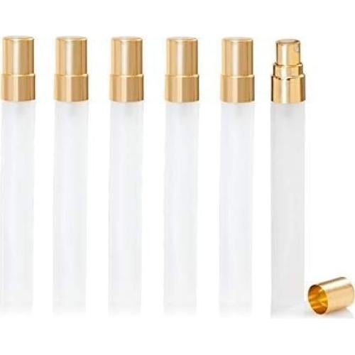 Botellas de Spray Reutilizables Enslz 10ml Oro - 10 Pcs
