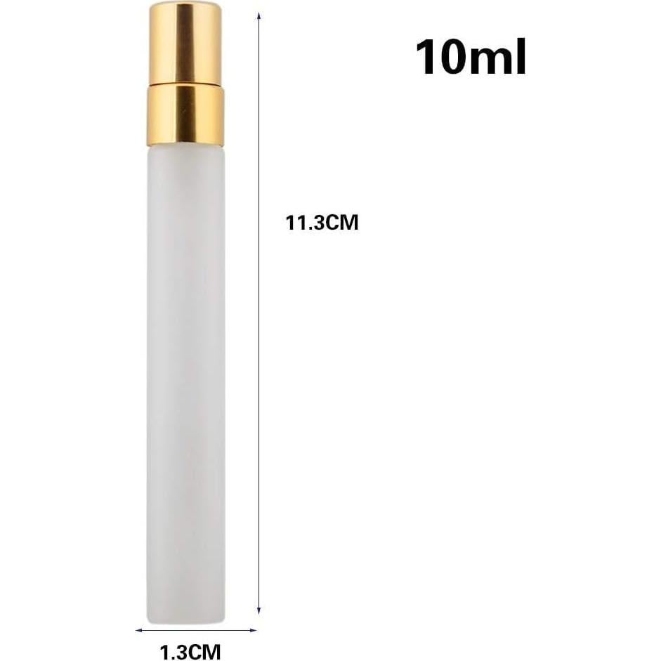 Botellas de Spray Reutilizables Enslz 10ml Oro - 10 Pcs