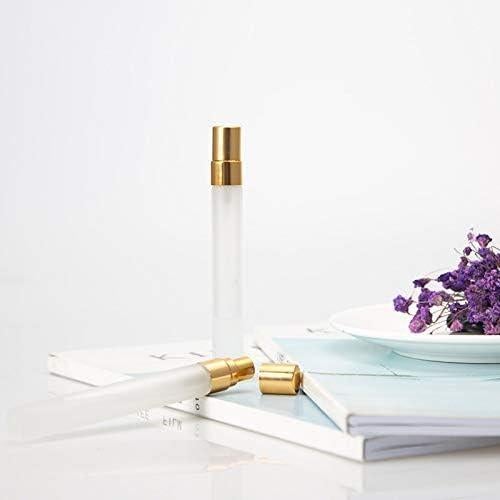 Botellas de Spray Reutilizables Enslz 10ml Oro - 10 Pcs