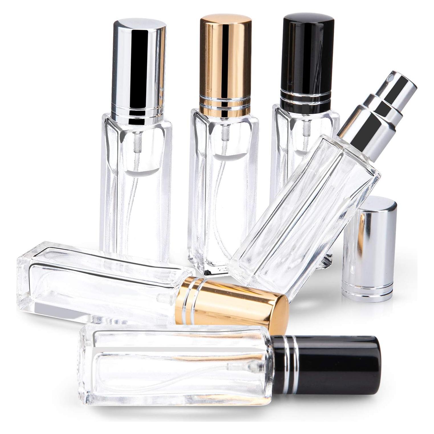 6 Botellas de Perfume Rellenables C&Xanadu 8ml Vidrio A Prueba de Fugas