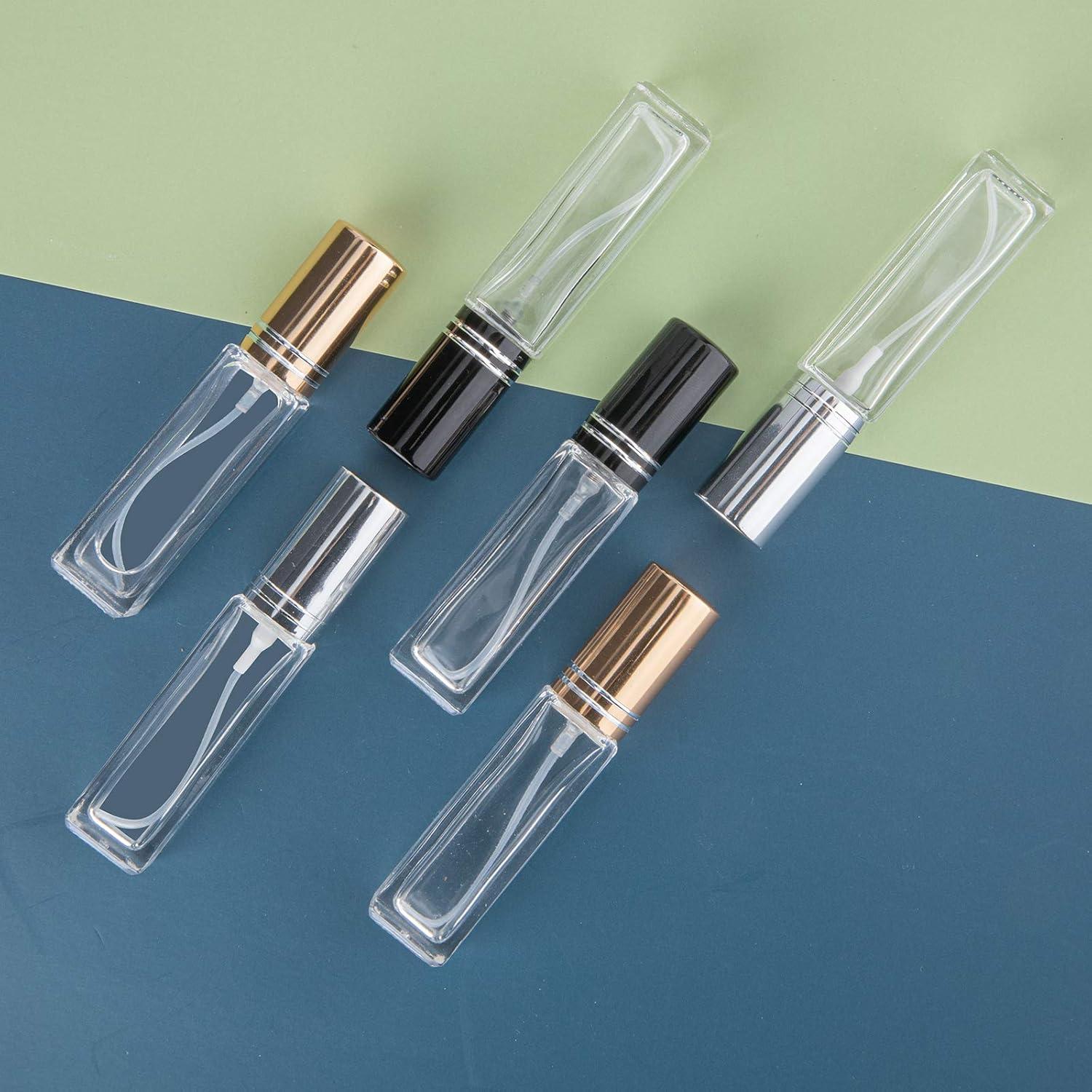 6 Botellas de Perfume Rellenables C&Xanadu 8ml Vidrio A Prueba de Fugas