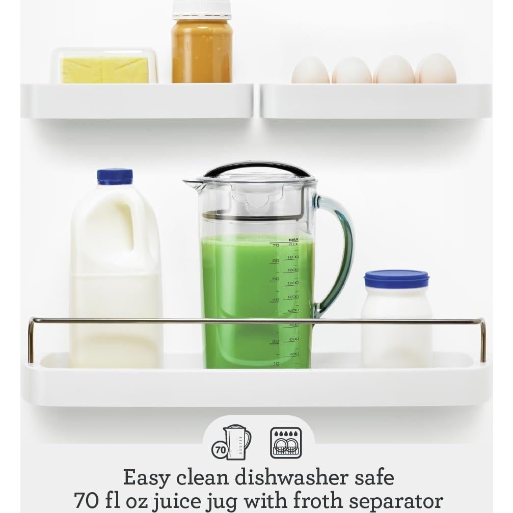 Exprimidor Breville BJE430SIL 2L Plata con Tecnología Fría