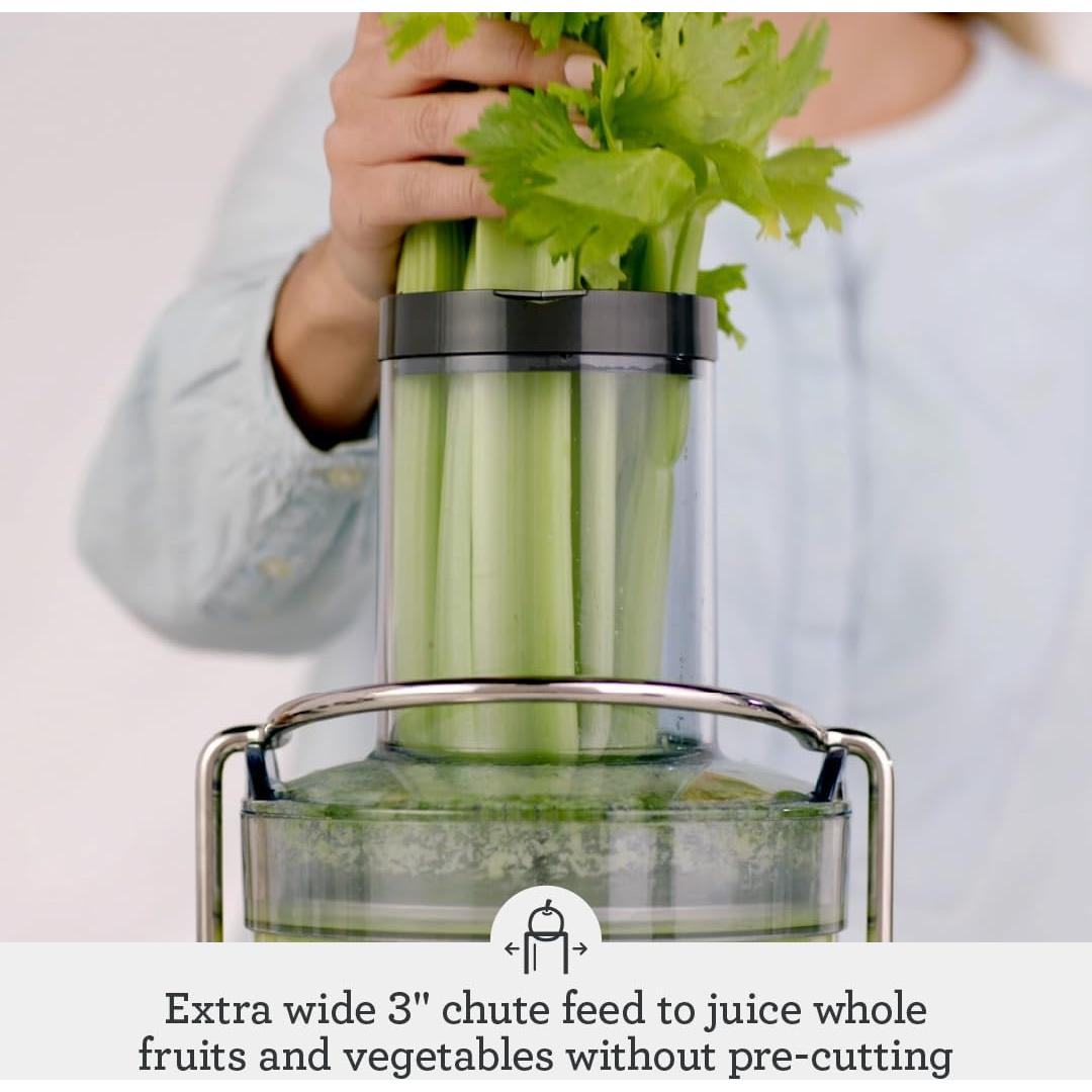 Exprimidor Breville BJE430SIL 2L Plata con Tecnología Fría