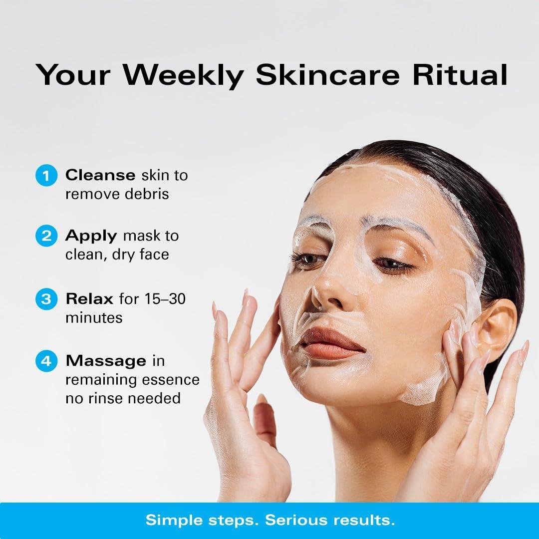 Mascarilla Facial Coreana NR LAB - Hidratante Anti-Envejecimiento - 5 Unidades