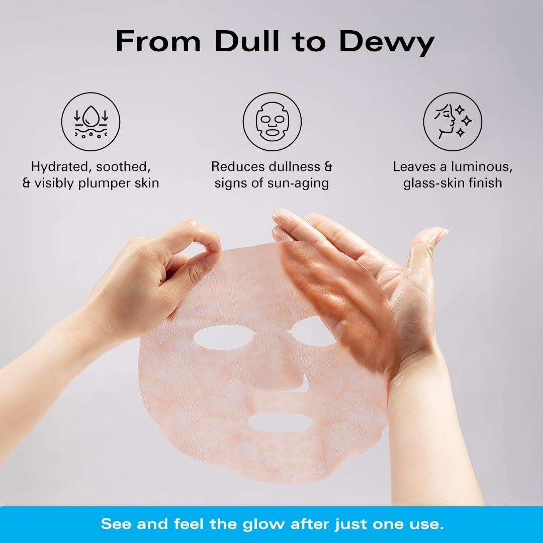 Mascarilla Facial Coreana NR LAB - Hidratante Anti-Envejecimiento - 5 Unidades