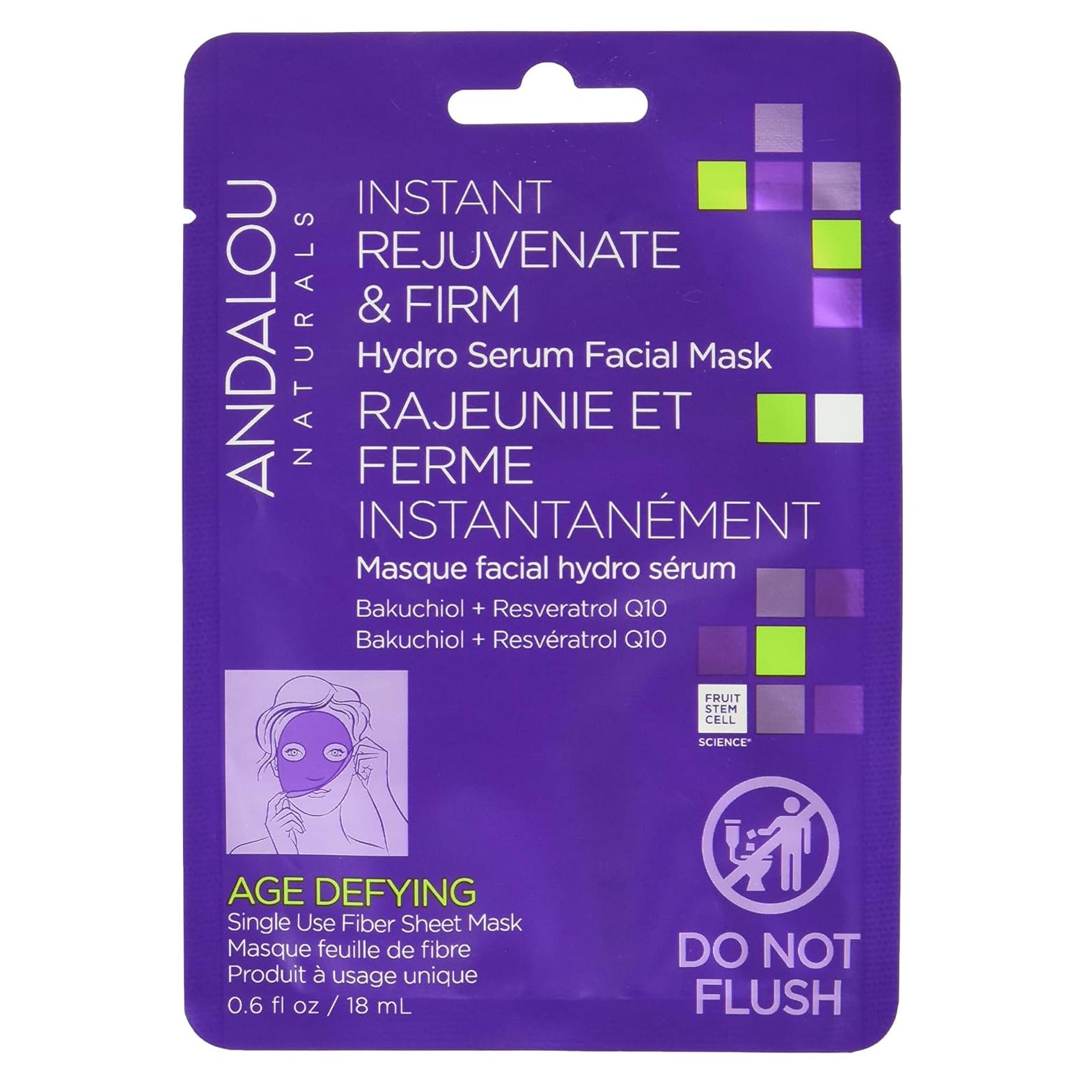 Máscara de Tela Anti-Envejecimiento Andalou Naturals 28g