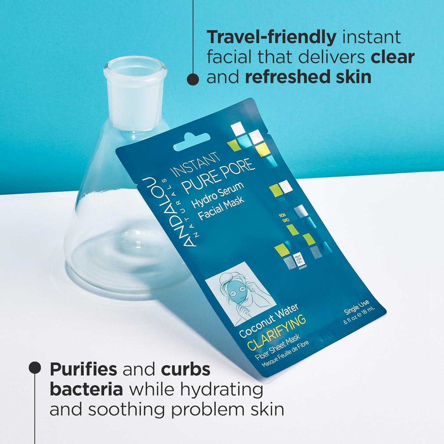 Máscara Facial Hidro Puro Instantáneo Andalou Naturals 17.75 ml