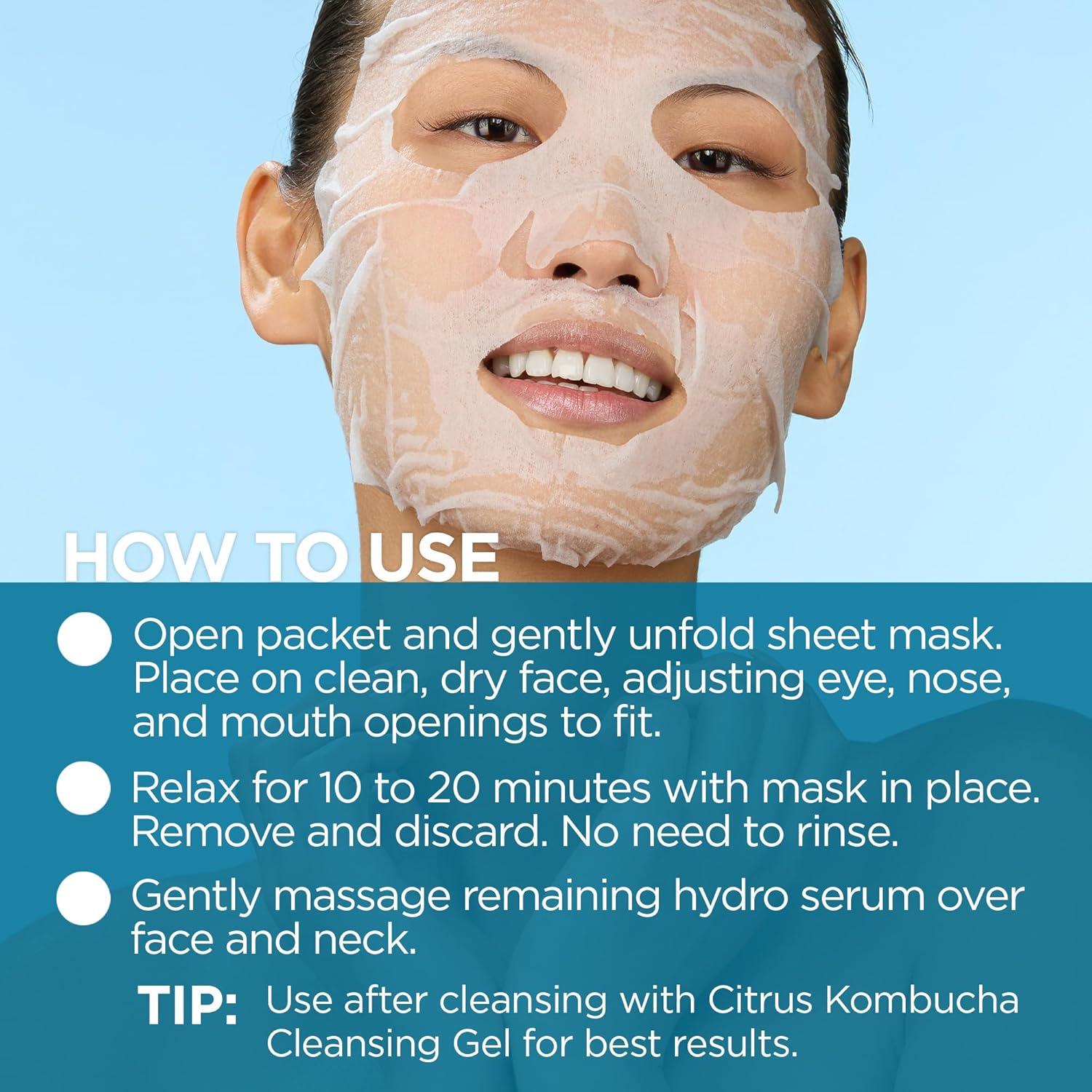 Máscara Facial Hidro Puro Instantáneo Andalou Naturals 17.75 ml