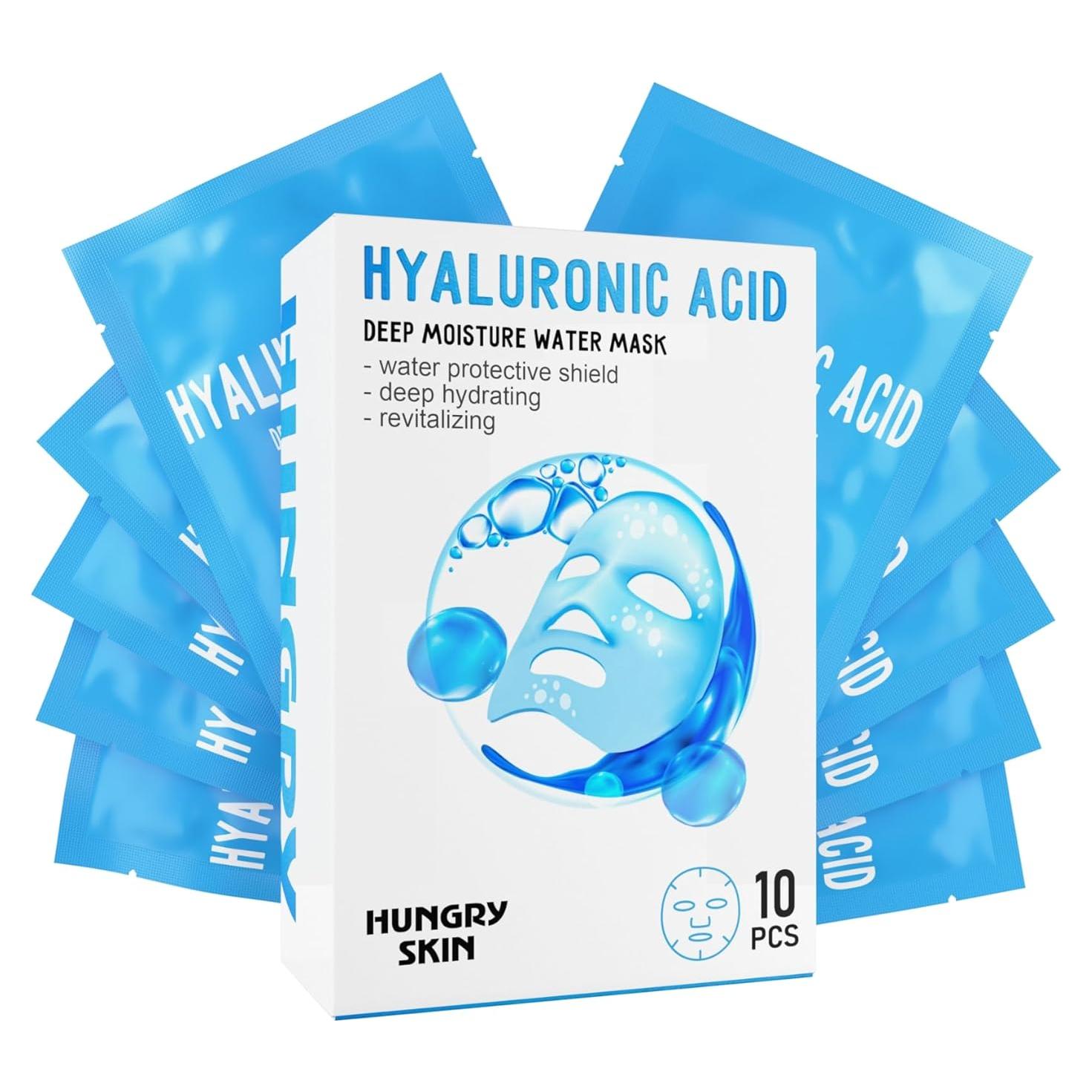 Mascarilla Facial Hungry Skin con Ácido Hialurónico - Hidratación Profunda