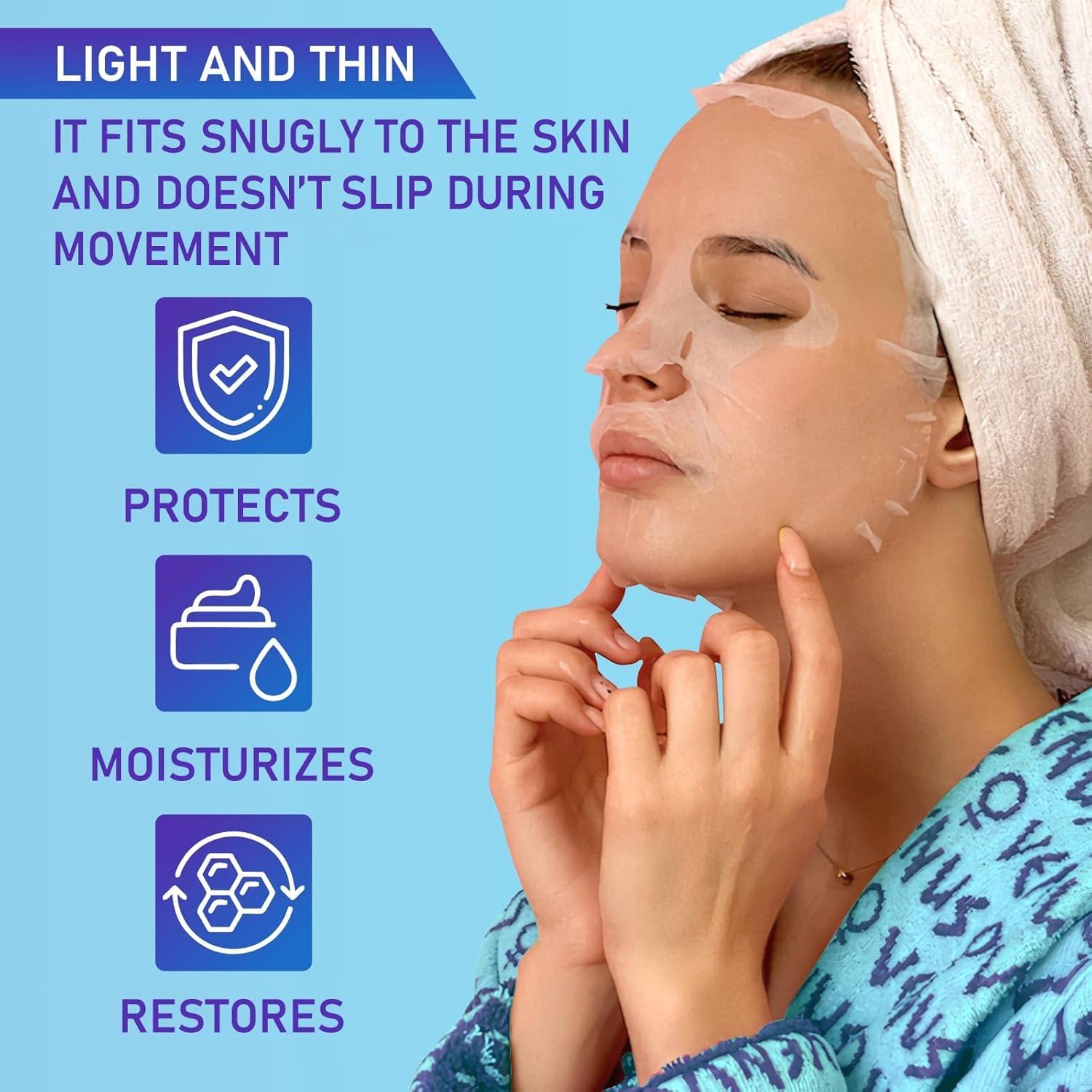 Mascarilla Facial Hungry Skin con Ácido Hialurónico - Hidratación Profunda