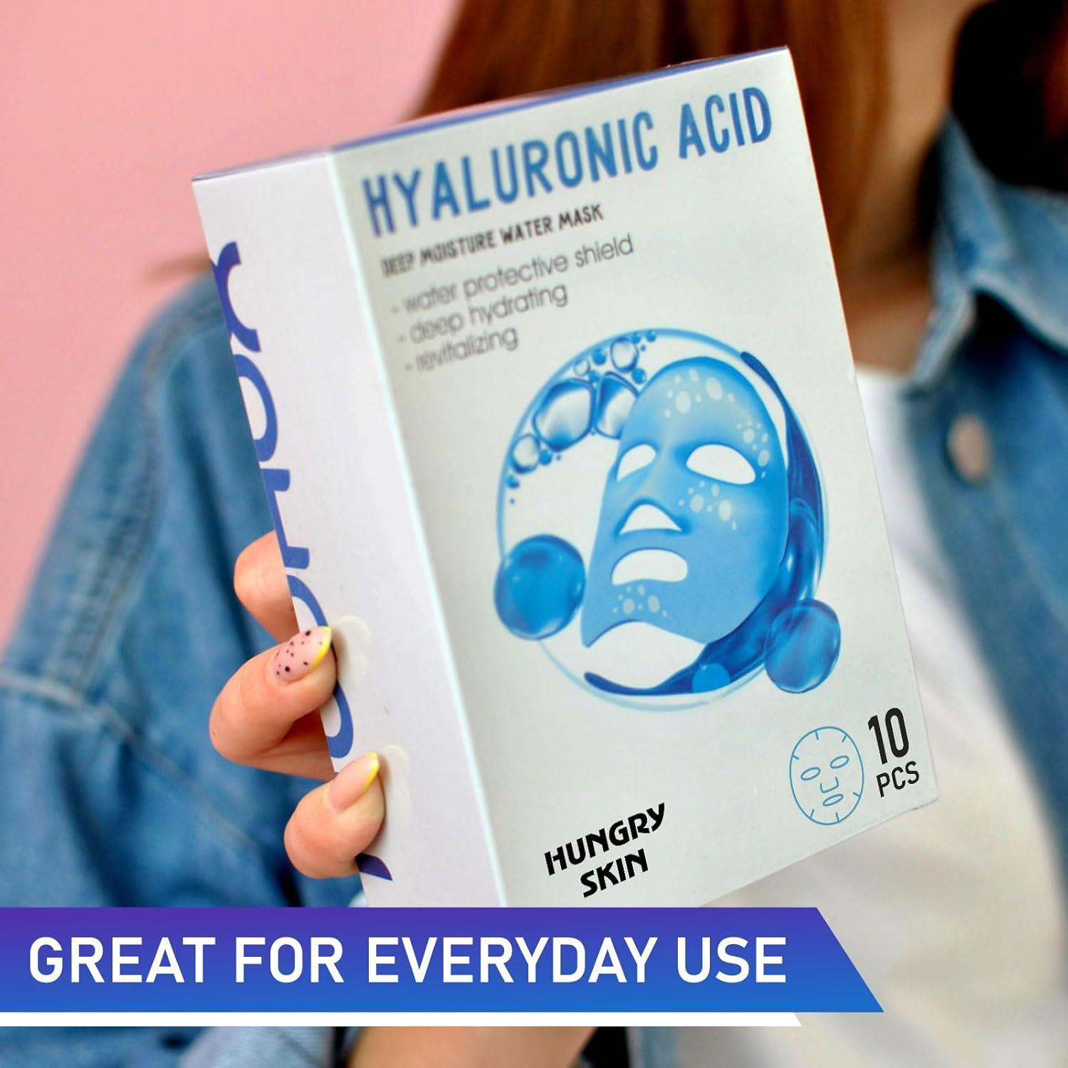 Mascarilla Facial Hungry Skin con Ácido Hialurónico - Hidratación Profunda