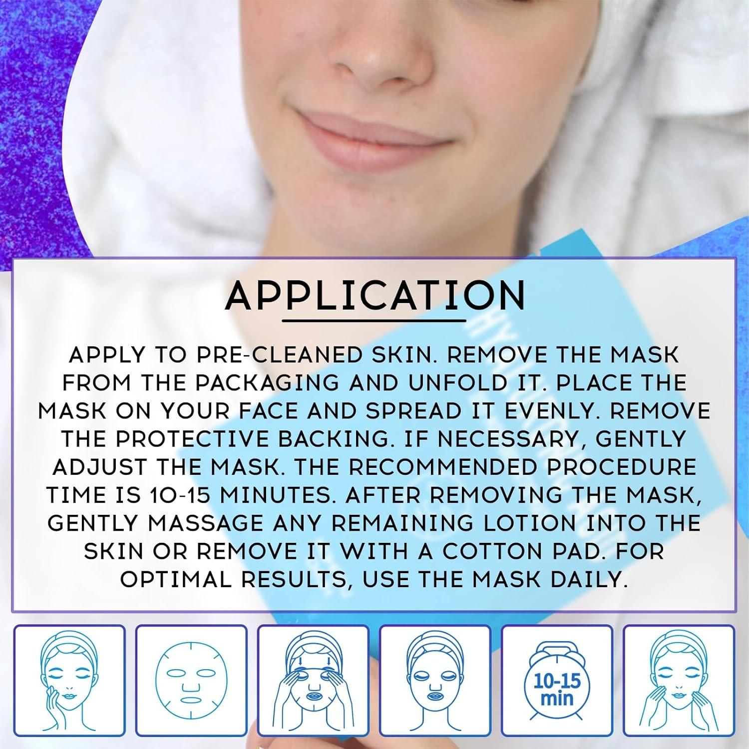 Mascarilla Facial Hungry Skin con Ácido Hialurónico - Hidratación Profunda