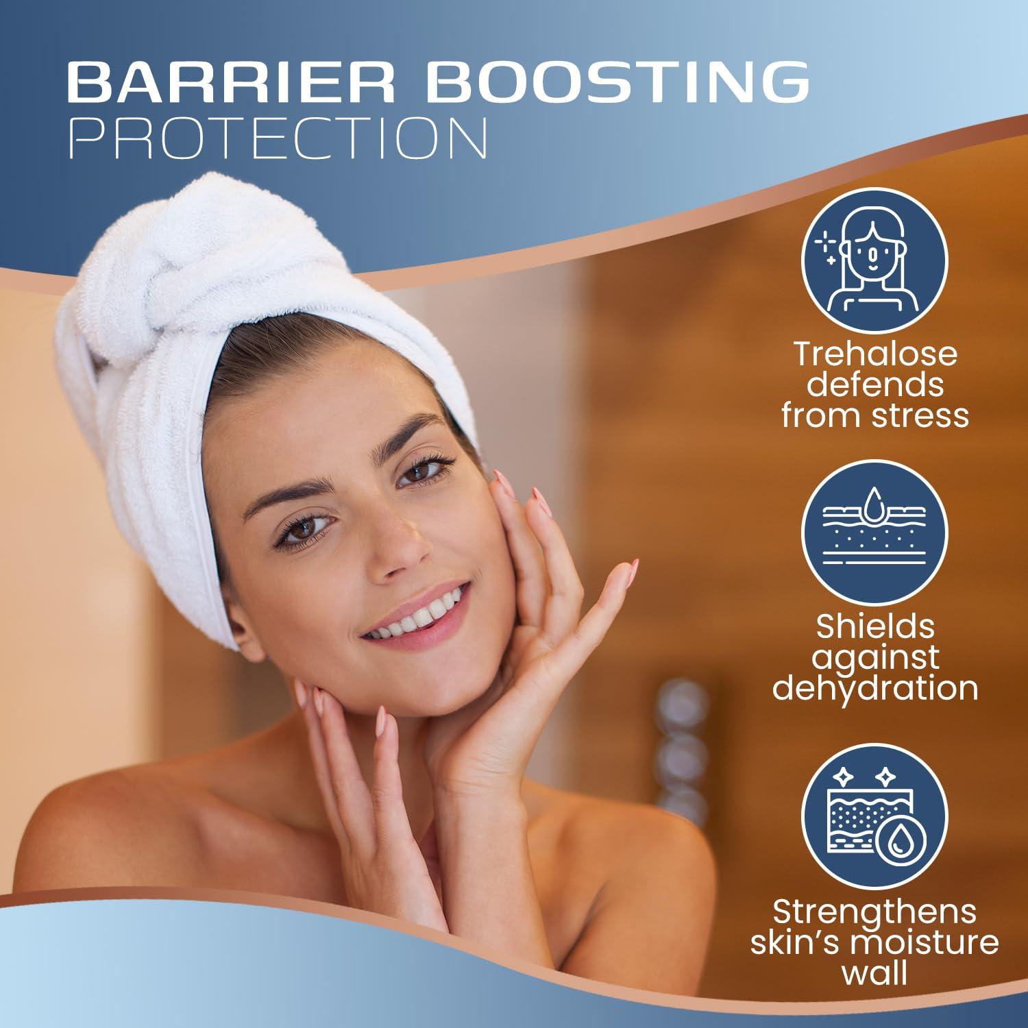 Mascarilla Facial Hidratante VSHELL - Ácido Hialurónico 8D, Set de 10