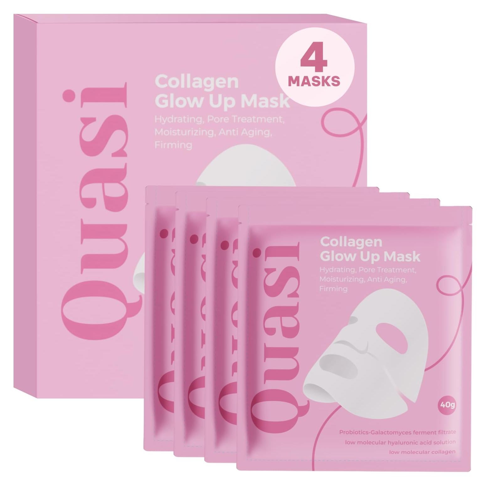 Mascarilla Facial de Bio-Colágeno Quasi - Hidratante Nocturna