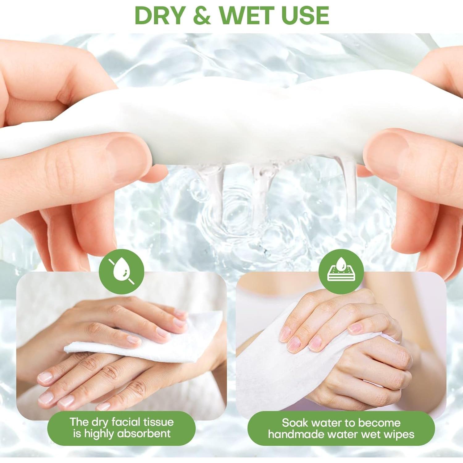 Toallas Comprimidas Desechables Fancyou 300 Pcs 23x19 cm