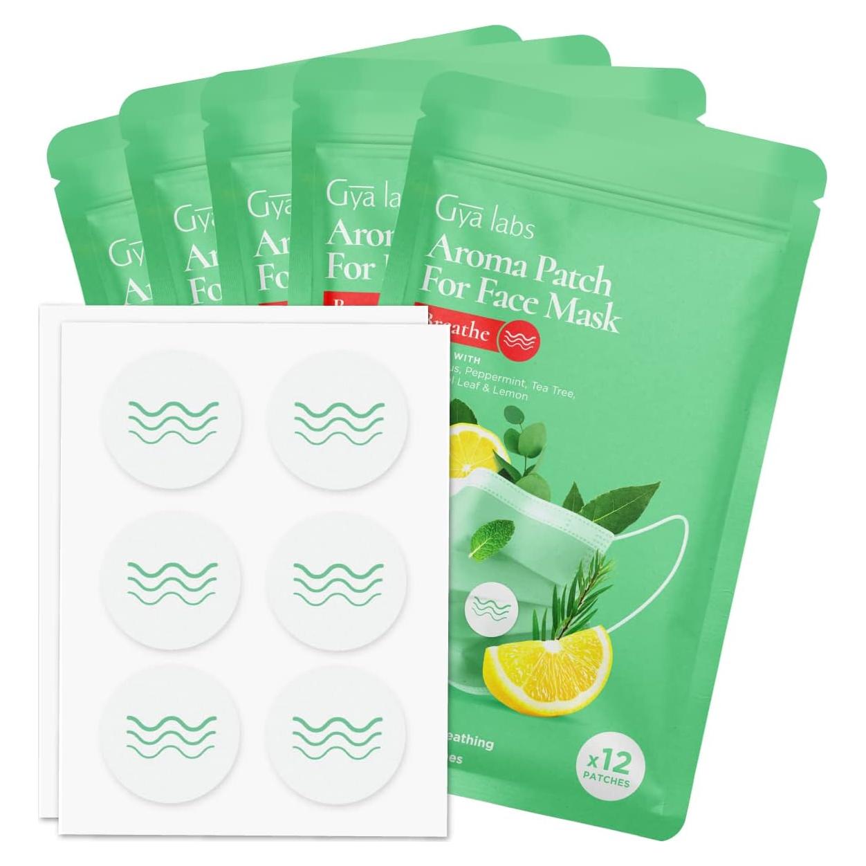 Parches de Aromaterapia Gya Labs Breathe - 60 Piezas