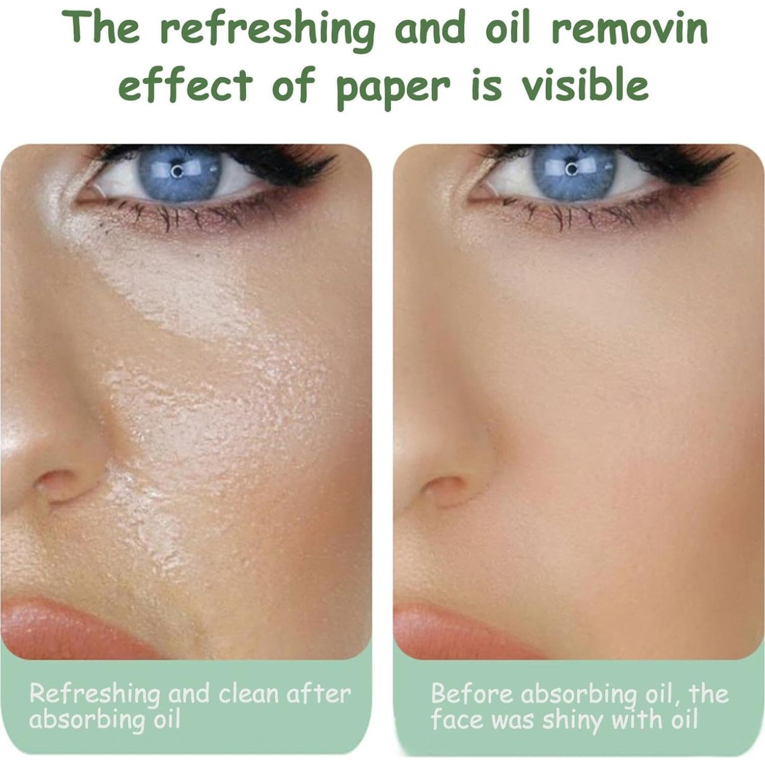 200 Hojas Absorbentes de Aceite Galepromot - Té Verde y Manzanilla