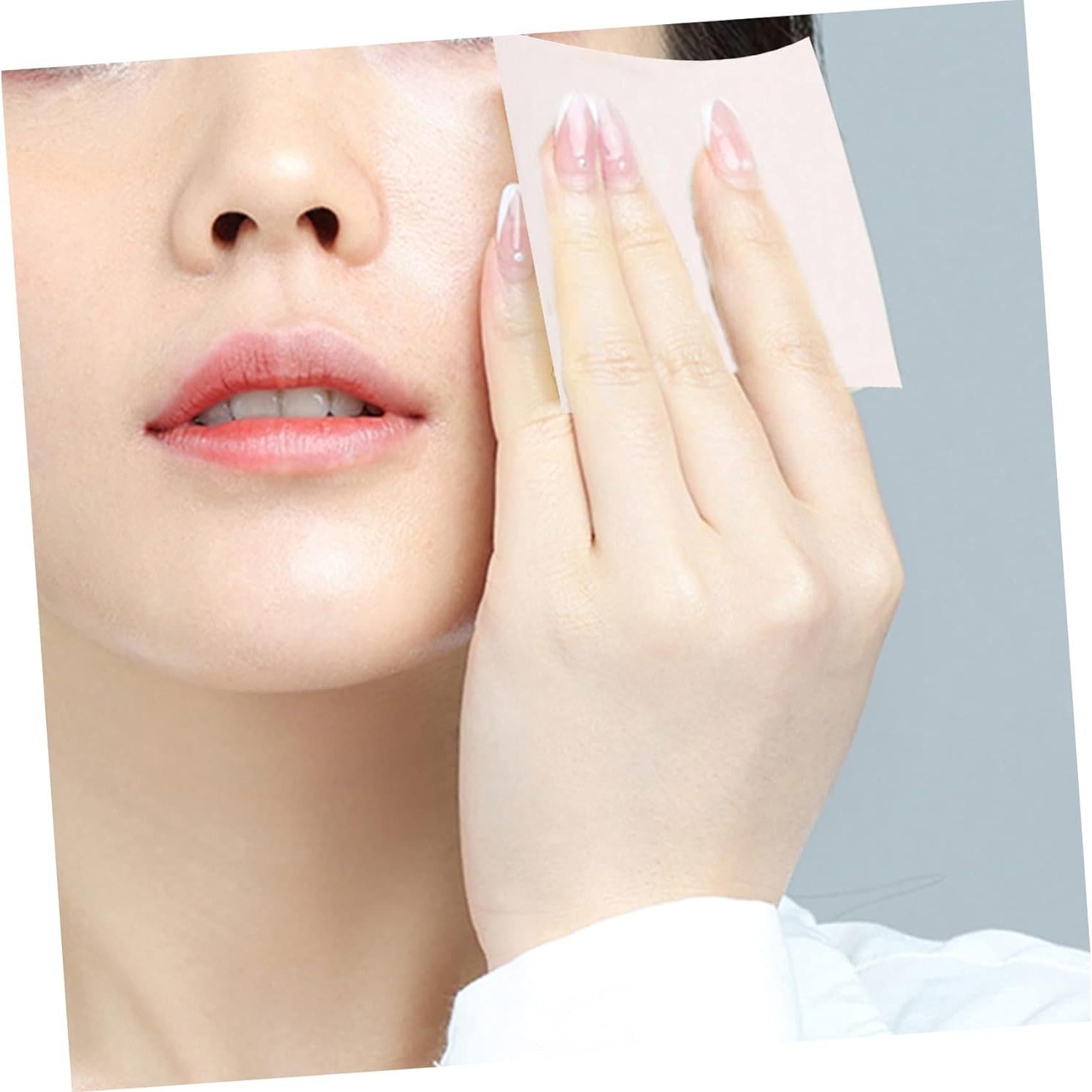 Papel Absorbente de Aceite Facial Ipetboom 200 Piezas Portátil