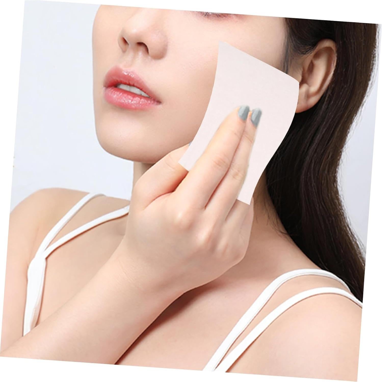 Papel Absorbente de Aceite Facial Ipetboom 200 Piezas Portátil