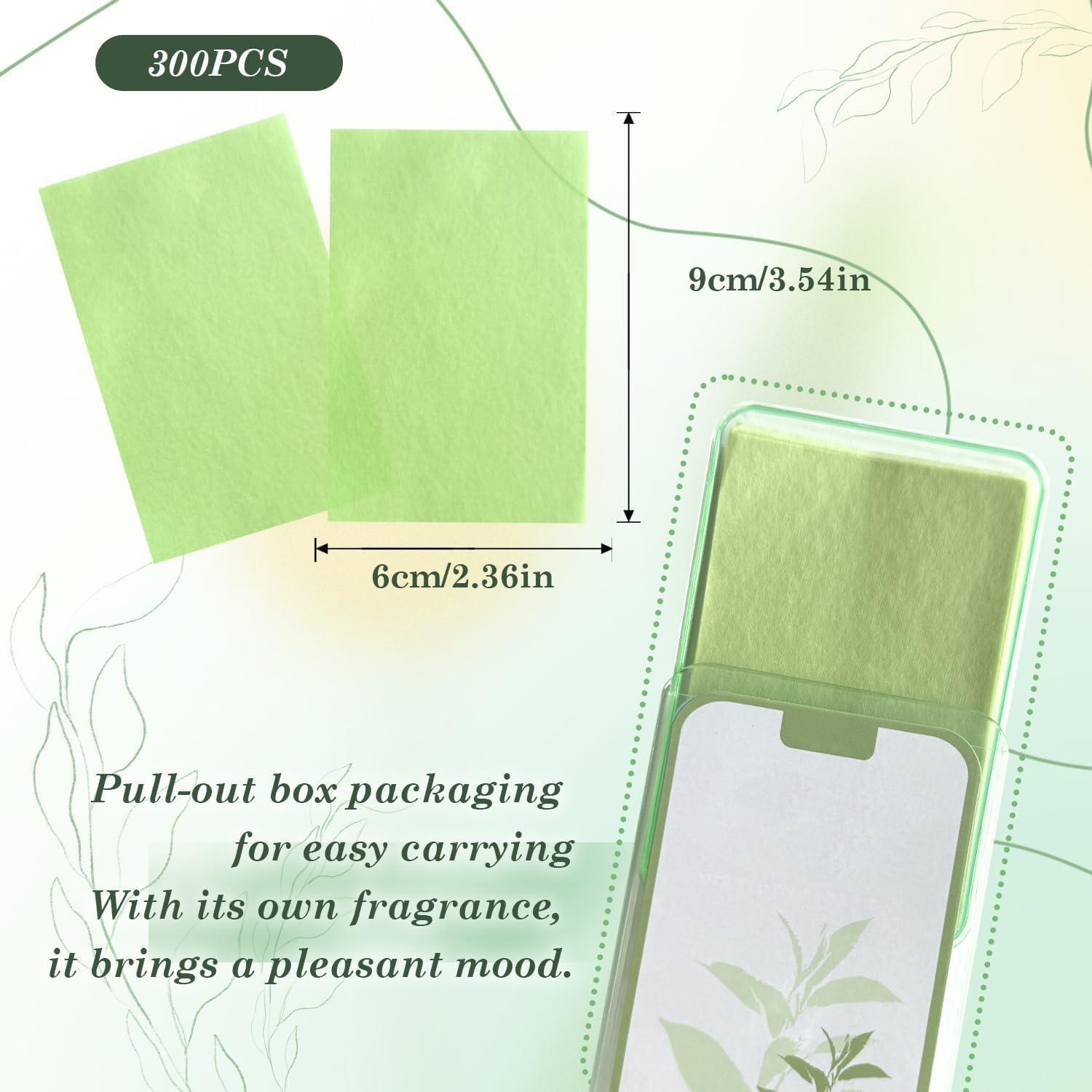 Papel Absorbente de Aceite EKIND 300 Hojas Verde