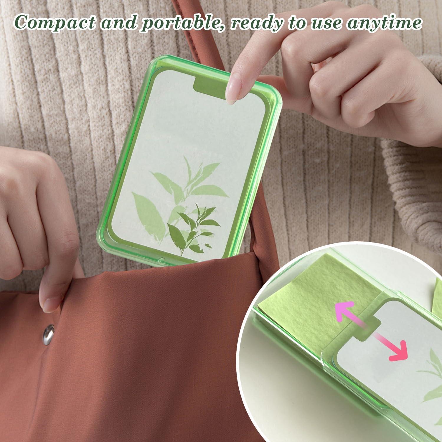 Papel Absorbente de Aceite EKIND 300 Hojas Verde