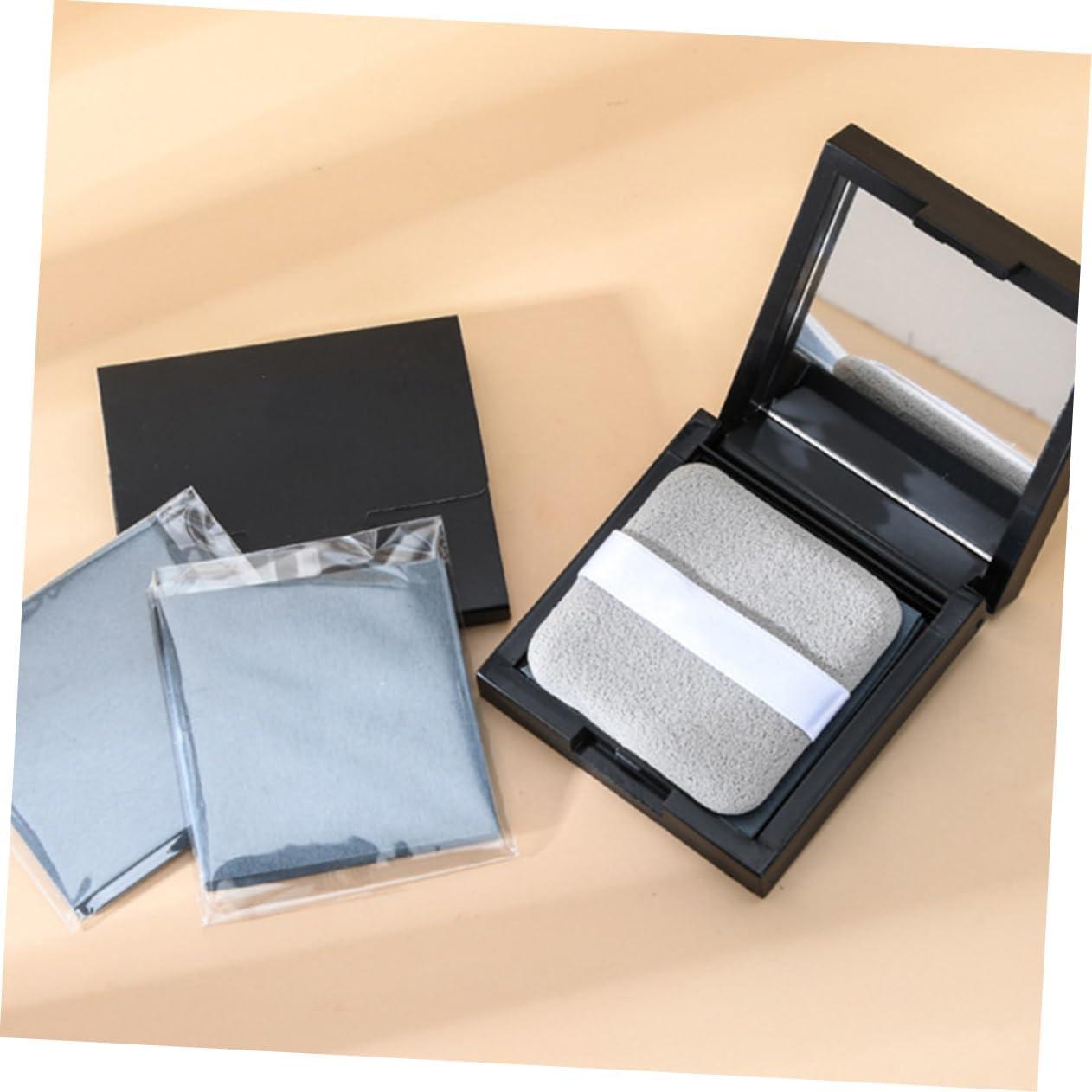 Papel Absorbente de Aceite COOLHIYA con Puff y Espejo 100pcs