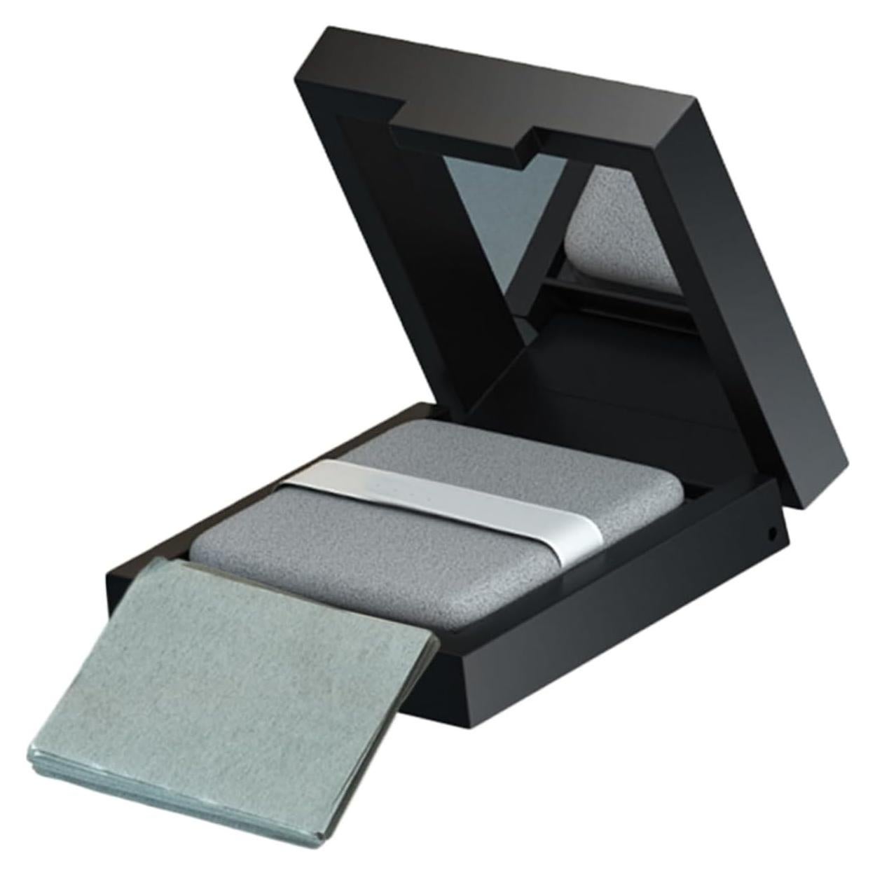 Papel Absorbente de Aceite Facial MUCKLILY con Espejo 6.4x6.2cm