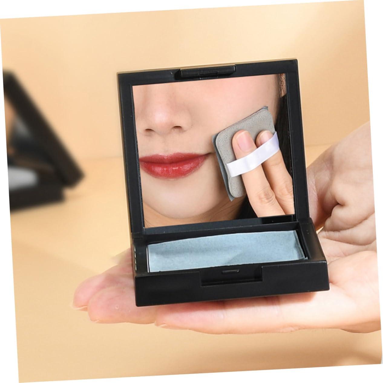 Papel Absorbente de Aceite Facial MUCKLILY con Espejo 6.4x6.2cm