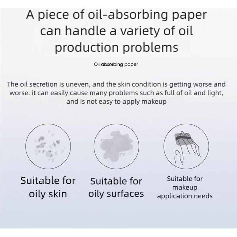 Papel Absorbente de Aceite 300 Hojas Genérico Té Verde