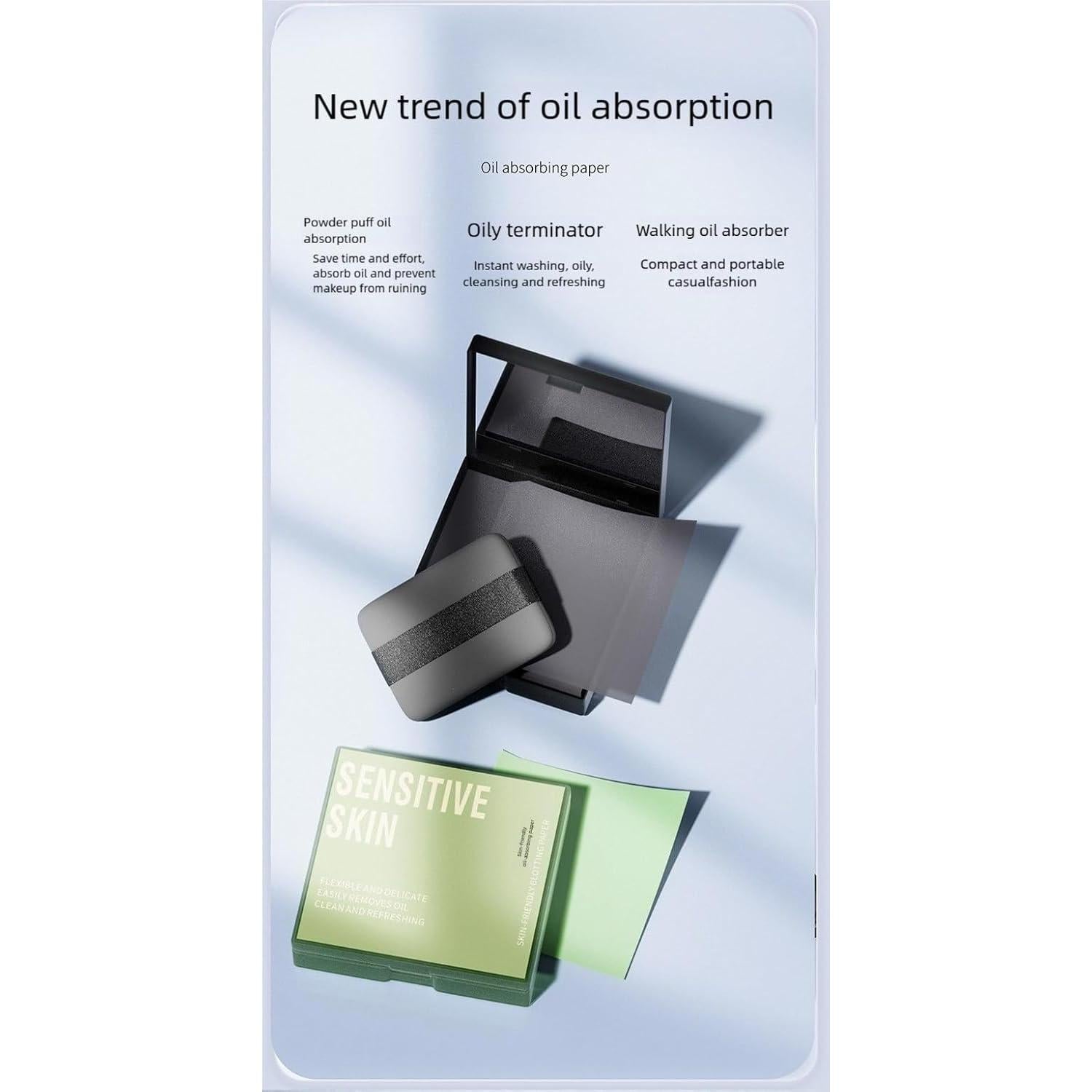 Papel Absorbente de Aceite 300 Hojas Genérico Té Verde