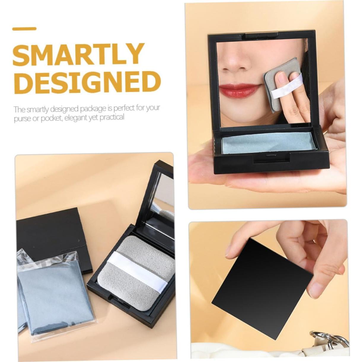 Papel Absorbente de Aceite NOLITOY con Espejo y Esponja 100pcs