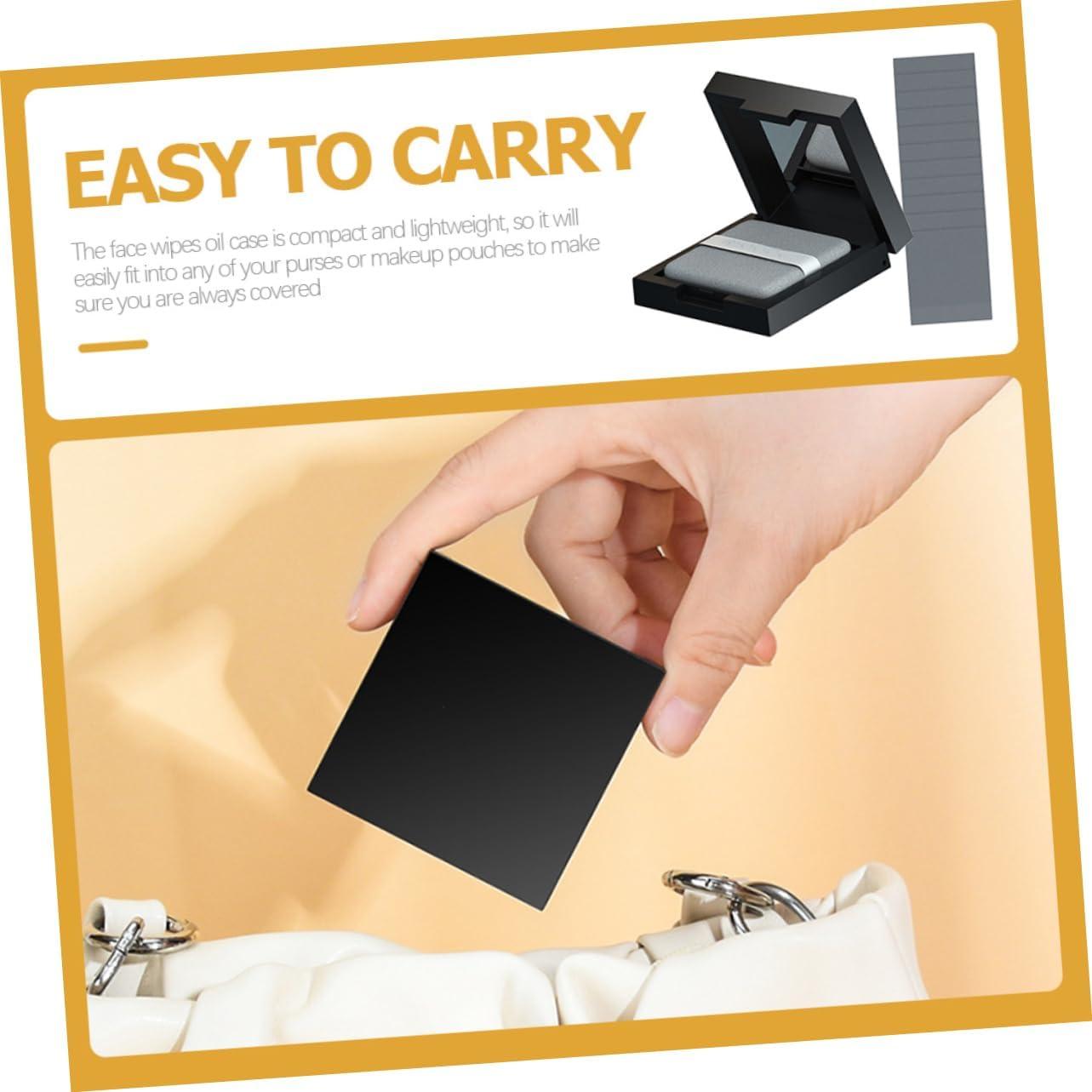 Papel Absorbente de Aceite NOLITOY con Espejo y Esponja 100pcs