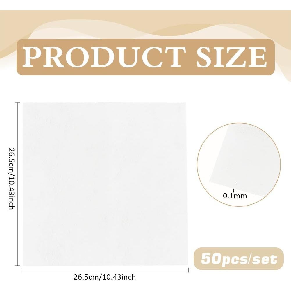 Papel Absorbente para Prensa de Flores BENECREAT 50 Hojas 26.5cm