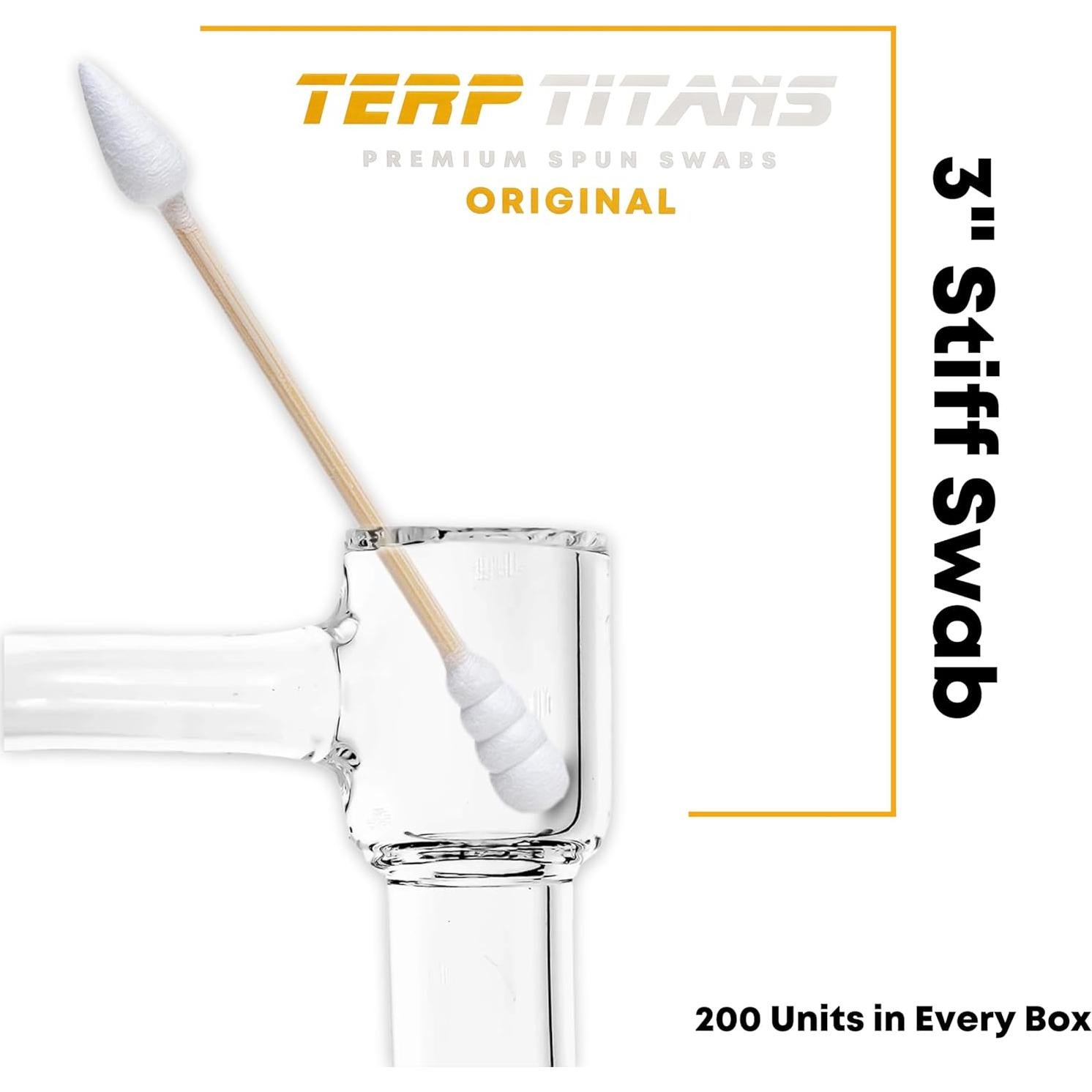 Bastones de Algodón de Bambú Terp Titans Original - 400 Unidades