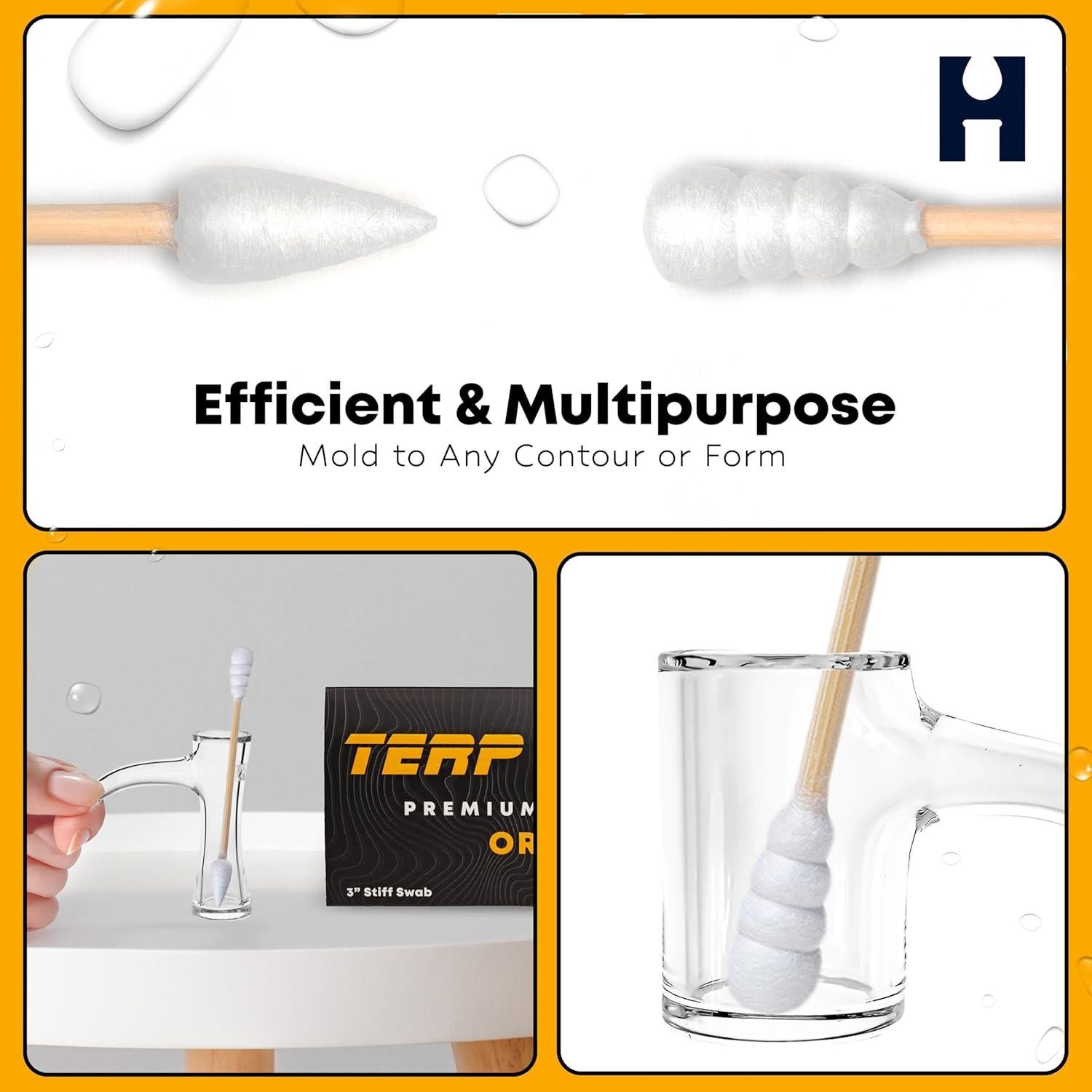 Bastones de Algodón de Bambú Terp Titans Original - 400 Unidades