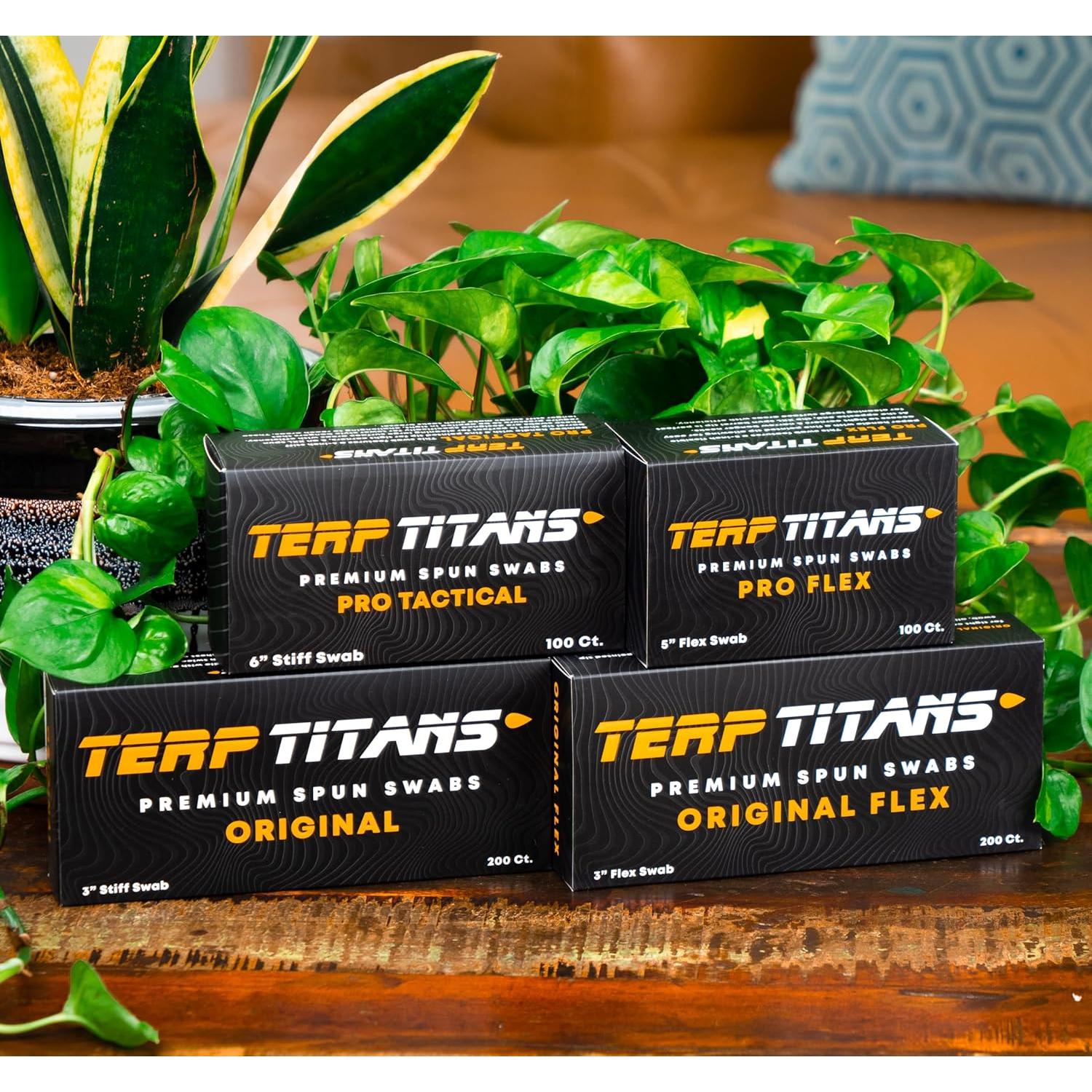 Bastones de Algodón de Bambú Terp Titans Original - 400 Unidades