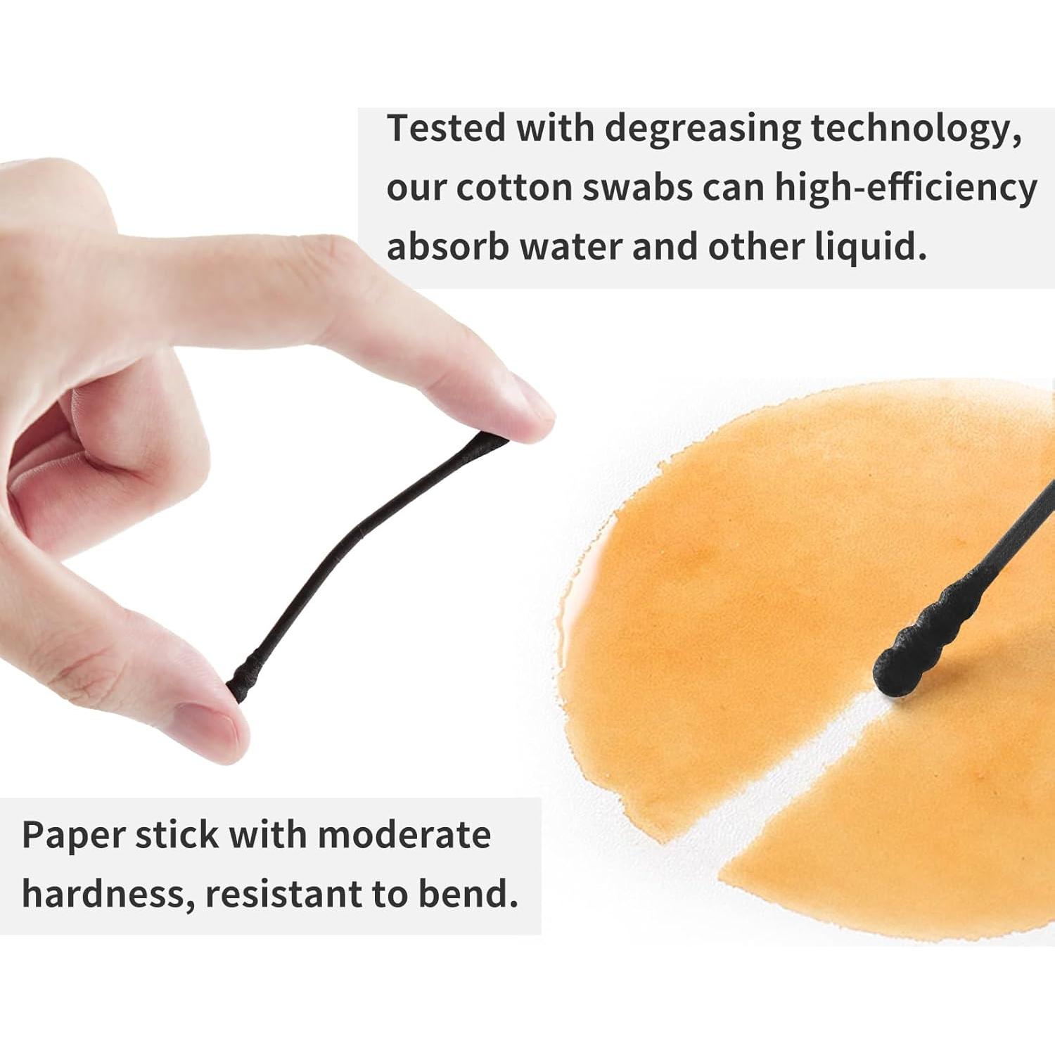 Hisopos Desechables T&K 160 Unidades Algodón Biodegradables