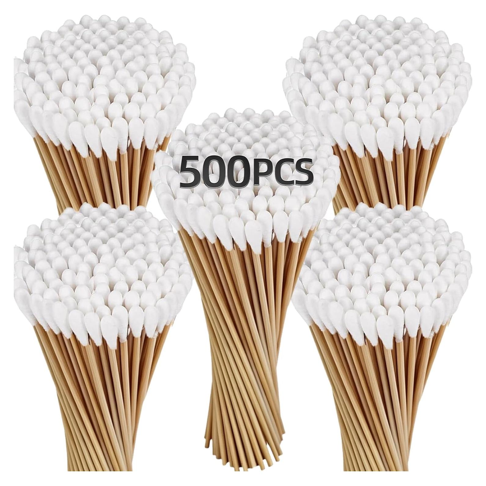 Bastones de Limpieza de Armas Miaozhun 500 PCS 15 cm Algodón