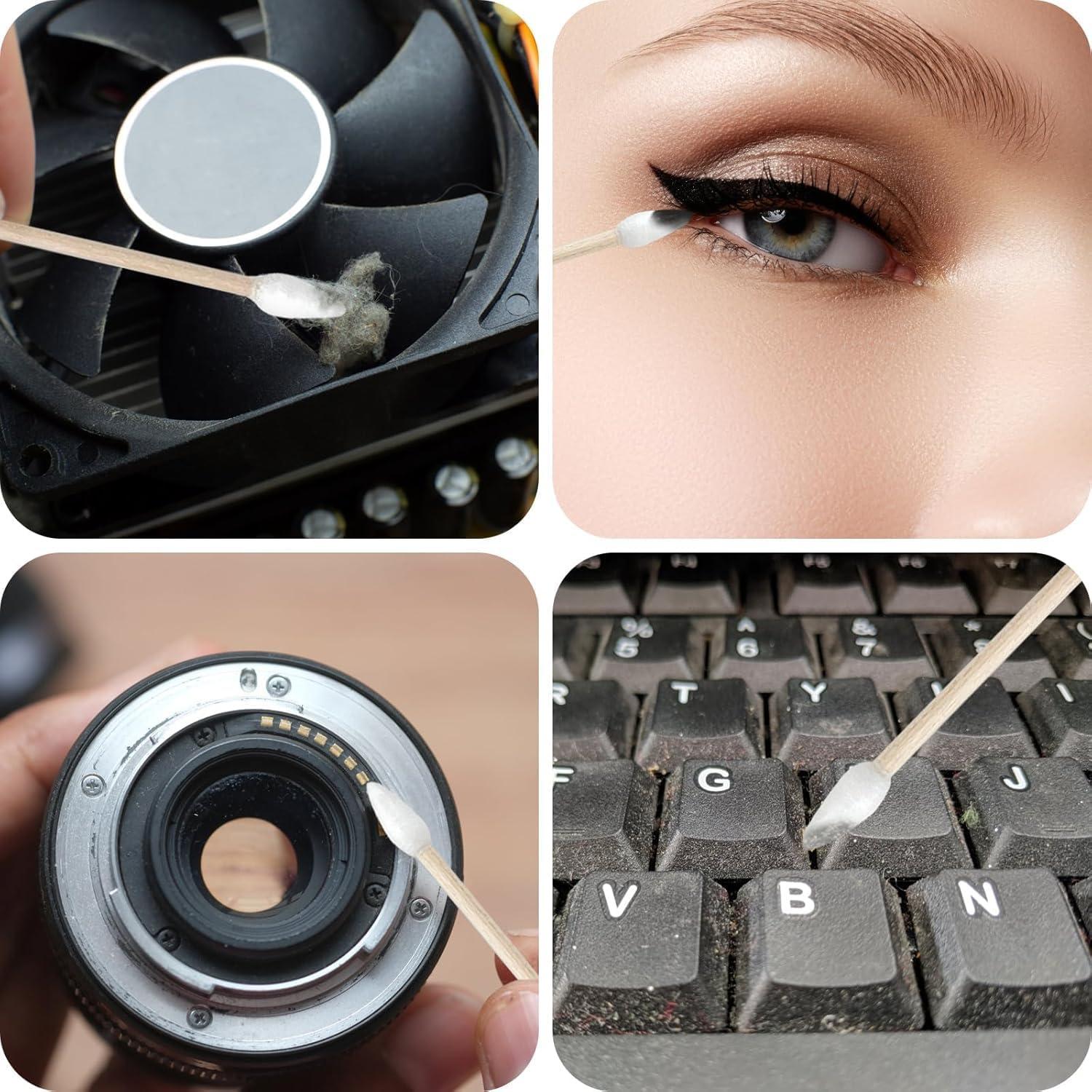 Bastones de Limpieza de Armas Miaozhun 500 PCS 15 cm Algodón