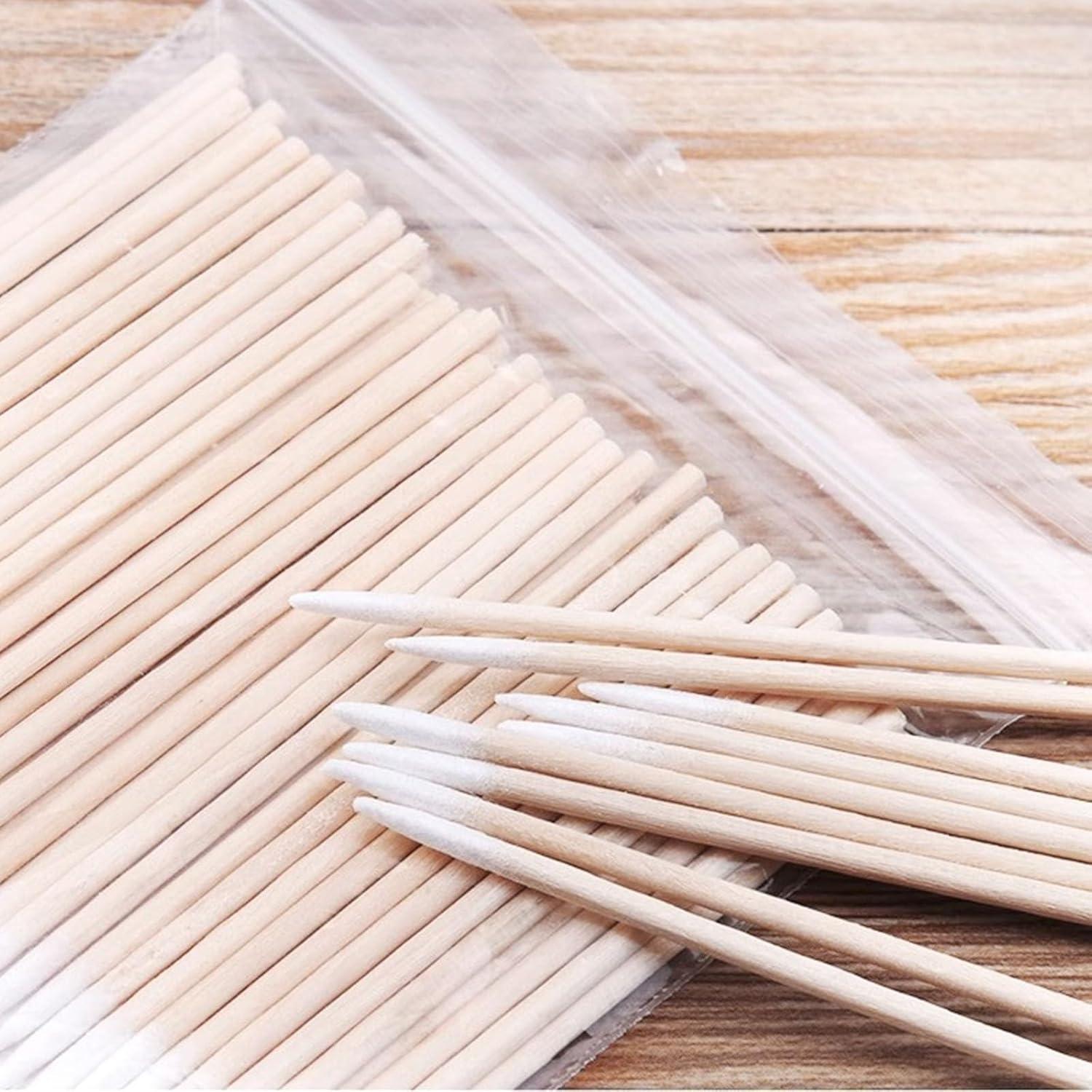 Bastones de Algodón Punta Fina Juxiamal 10cm 400pcs