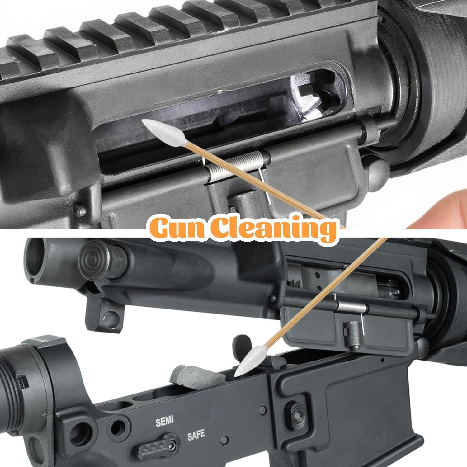 500 Hisopos de Algodón Punta Puntiaguda BFHKXW 17.4x11 cm